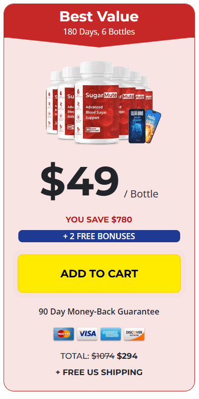 SugarMute -180-day – order now 